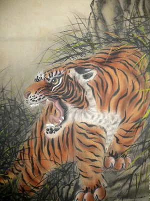 Рисунок Тигр - Чернила