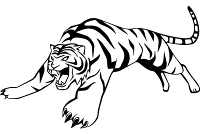 Рисунки тигров 4 » maket.LaserBiz.ru - Макеты для лазерной резки