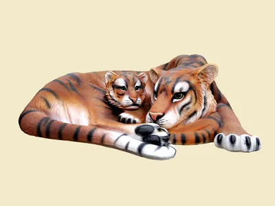 Тигрица с тигренком» | Каменный двор