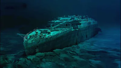 Титаник под водой.» — создано в Шедевруме
