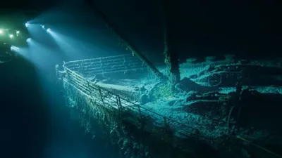 Показали первую подводную съемку после крушения \"Титаника\".  Видеодоказательство