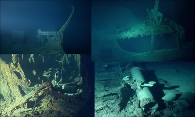 Титаник под водой» — создано в Шедевруме