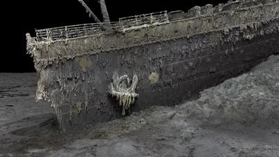 Появились современные снимки затонувшего \"Титаника\": как выглядит лайнер  спустя столетие