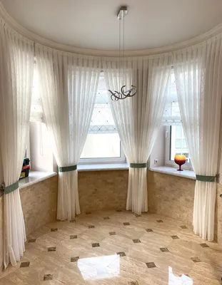 Тюль на высокие окна в доме пошив на заказ в Москве , цены на пошив -  студия текстильного декора \"Амели\"