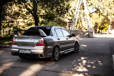 Задний бампер Mitsubishi Lancer 9 IX в стиле EVO (2003-2009), купить с  доставкой в Москве в интернет-магазине MV-Tuning