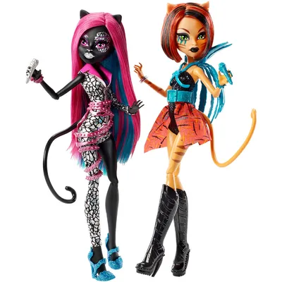 Купить Monster High набор Кэтти Нуар и Торалей Fierce Rockers Catty Noir ,  Toralei по отличной цене в Киеве