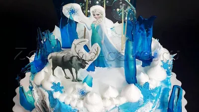 Торт «Холодное сердце» на день рождения или другой детский праздник |  Пироженка.рф