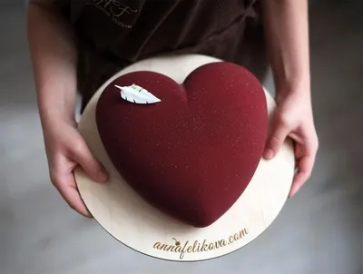 Торт в виде сердца без формочки - пошаговый рецепт с фото на Повар.ру