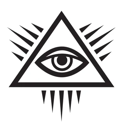 Глаз В Треугольнике Значок Вектора Пирамиды Признак Третьего Всеявих Глаз  Эзотерический Символ Интуиции Человеческий Дизайн Йога Инду — стоковая  векторная графика и другие изображения на тему Глаз - iStock