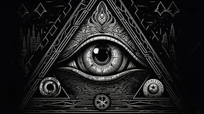 Все, что глаз на иллюстрации гравюры символа масонства треугольника  Иллюстрация вектора - иллюстрации насчитывающей масон, заказ: 176346204