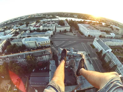 Круговая сферическая панорама Тверь / Гимназия №6, Калининский район,  Тверская область, фото сверху, достопримечательность, что посмотреть с  высоты птичьего полета, аэросъемка, аэрофотосъемка
