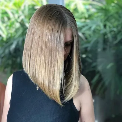 Удлиненное каре - идеальная стрижка для поврежденных волос