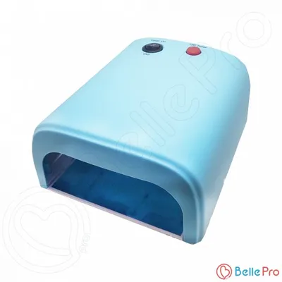 УФ лампа для ногтей 818-2 (мини), 36 Вт, голубая по цене 450 руб — купить в  интернет-магазине BellePro