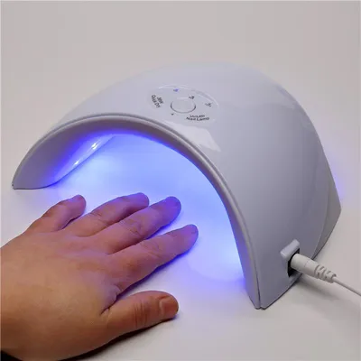 Купить 9SD 36W УФ светодиодная лампа 12 ламп для ногтей Гель-лак для  отверждения Смарт-фототерапия Машина для сушки клея для ногтей | Joom