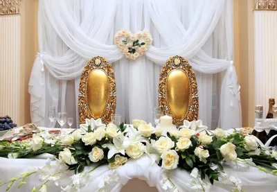 Свадебное оформление зала - Артмикс Декор | Свадебное убранство, Свадебные  залы, Свадьба