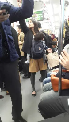 В японском метро | Пикабу