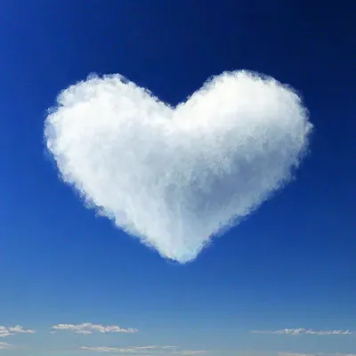 Облако в виде сердца» — создано в Шедевруме