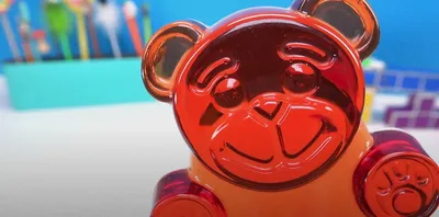 Игрушка Желейный медведь Fun Bear - «Мой шестилетка и желейный медведь  Валера смотрят канал Познаватель. Годовасик же грызет ухо у Желтобрюха. Все  при деле, а маме в радость.» | отзывы