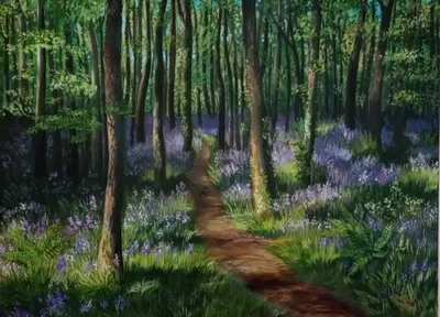Весна в лесу картина - Галерея картин Светланы Щавлёвой