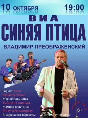 Вокально-инструментальный ансамбль «Синяя птица» в Новгороде!