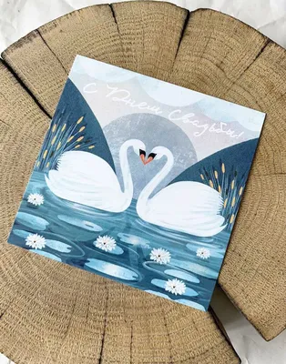 Рисуем влюбленных лебедей гуашью💗🦢 | Уголок творчества | Дзен