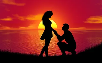 Пара влюбленных, целующихся в воду на закате солнца Стоковое Фото -  изображение насчитывающей счастливо, потеха: 143433948