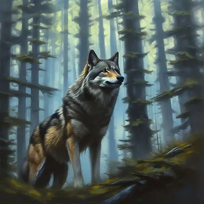 Как волк живёт осенью: несколько интересных фактов из жизни «санитара леса»  | Пикабу