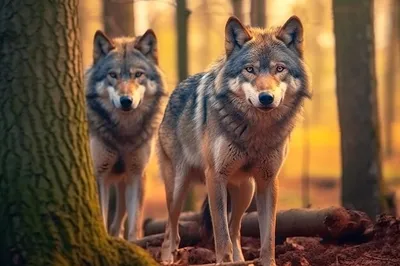 Вышедшие из леса волки напали на собаку в Талсинском крае (ВИДЕО)