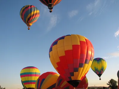 Фотообои Воздушные шарики в небе №18093 - цена, фото, отзывы | АВС-Decor