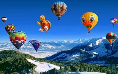 Бесплатные Воздушный шар против неба. стоковые фотографии | FreeImages