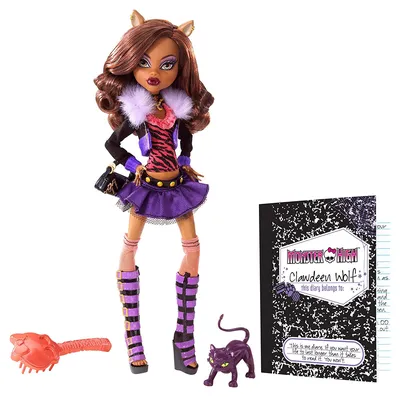 Кукла Монстер Хай \"Клодин Вульф – Базовая с питомцем\" Monster High  Favorites Collection