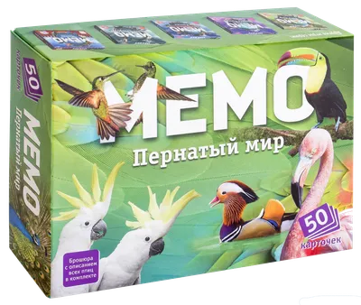 Настольная игра Мемо: Пернатый Мир - купить в Минске ZnaemIgraem.BY по  низкой цене.