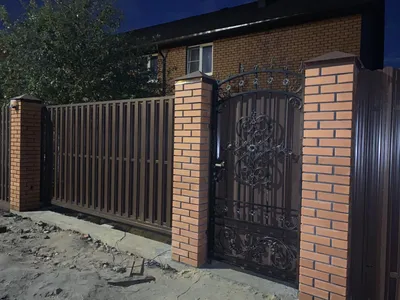 Забор из металлического штакетника цена | ЗМ Томск