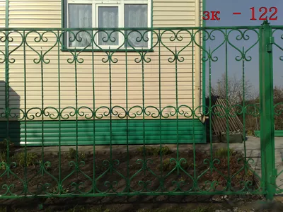 Кованые заборы с профлистом в Краснодаре - цены на заборы с элементами ковки
