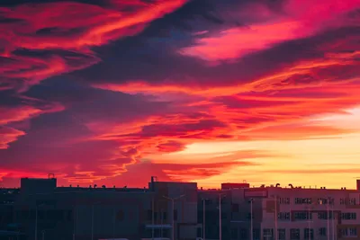 картинки : горизонт, облако, солнце, Восход, закат солнца, рассвет, город,  атмосфера, смеркаться, вечер, Сумерки, оранжевый, Цены расширенных  лицензий, Послесвечение, Красное небо утром 4320x3240 - - 852820 - красивые  картинки - PxHere