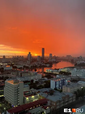 Закаты/рассветы на девятом этаже | Пикабу