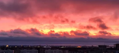 Отражение заката в облаках. :: сергей – Социальная сеть ФотоКто