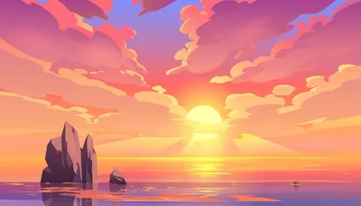Закат над горизонтом на закате. Естественный цвет неба над океаном теплые  восхода солнца Стоковое Фото - изображение насчитывающей лето, вечер:  175080088