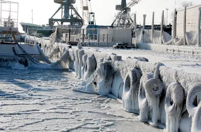 Черное море впервые за 30 лет покрылось льдом - ФОТОСЕССИЯ