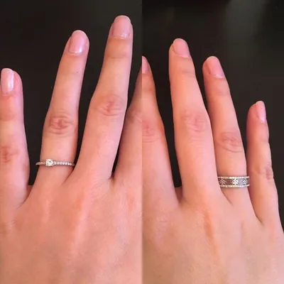 Женская рука с красивым обручальным кольцом, крупным планом :: Стоковая  фотография :: Pixel-Shot Studio