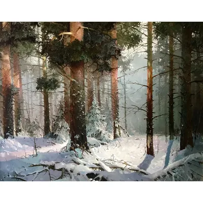 Избушка в лесу зимой (92 фото) - 92 фото