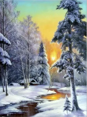 Зимний лес в снегу (57 фото) - 57 фото