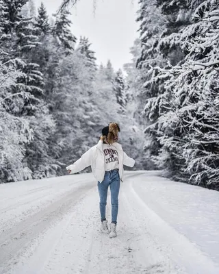 Девушка зимой (65 фото) »