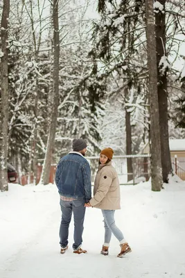 Фотосессия в снежном лесу | Outdoor, Snow