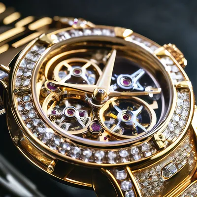 Часы из золота 22,89 гр. с бриллиантами - Комиссионный ювелирный магазин