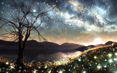 Движущиеся яркие звезды и движущееся небо Фон И картинка для бесплатной  загрузки - Pngtree