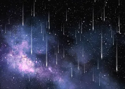 Абстрактный фиолетовый мистический звездный фон падающей звезды, Звездное  небо, метеор, Ночное небо фон картинки и Фото для бесплатной загрузки