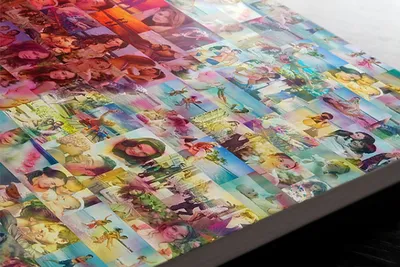 Алмазная фотомозаика QBRIX - POP-ART (сборка своего фото из 7 цветов) -  купить в ценам.нет ДСМ, цена на Мегамаркет