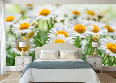 Фотообои в спальню: 100 ЛУЧШИХ решений в дизайне интерьера | Идеи для  украшения, Идеи домашнего декора, Спальня с цветами