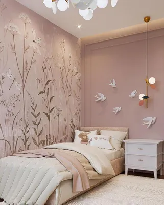 Топ Фотообои / Розовые цветы на ткани / 3Д расширяющие пространство над  кроватью или над столом / Флизелиновые обои на стену / На кухню в спальню  детскую зал гостиную комнату интерьер /